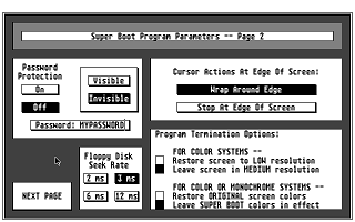 Super Boot atari screenshot